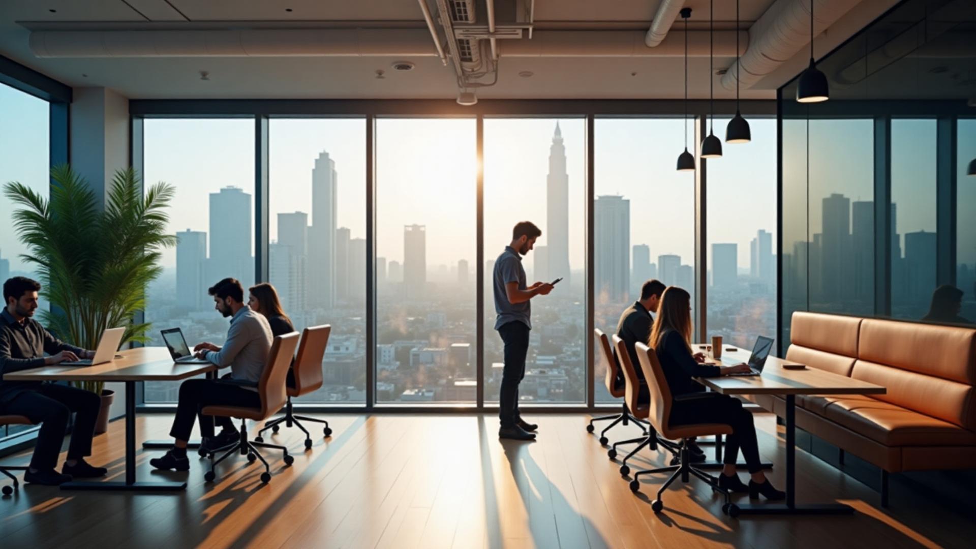 Modern coworking space in Karachi